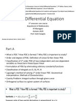 PDE Textbook Guide & Course Overview