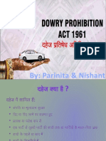 Dowry Prohibiton - Hindi