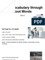 Acing Vocabulary through Root Words- Set 4 (LUG)