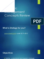 Strategic Management Concepts Review