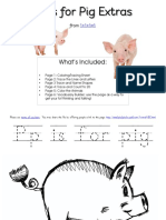 PP Is For Pig Extras: What's Included