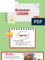 Grammar Lesson - Tefl - 2020