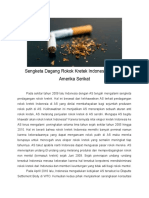 CASE Sengketa Dagang Rokok Kretek Indonesia Dengan Amerika Serikat