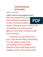 Thermodynamics Fundamental Concepts Chapter