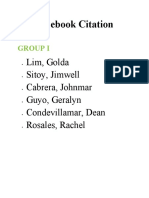 Bluebook Citation: Lim, Golda Sitoy, Jimwell Cabrera, Johnmar Guyo, Geralyn Condevillamar, Dean Rosales, Rachel