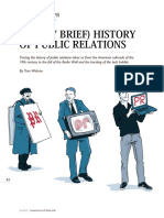 A Very Brief History of Public Relations PDF