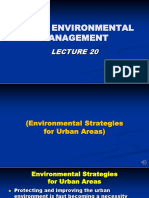 Environmental Strategies for Urban Areas