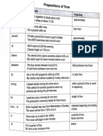 Prepositions of Time PDF