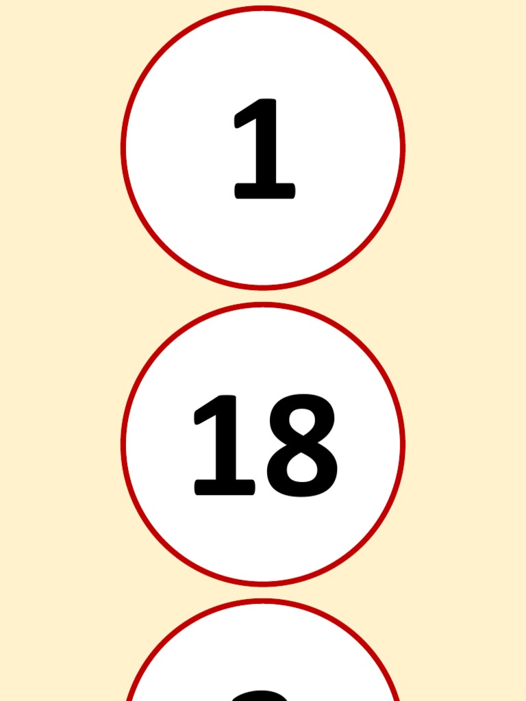 Lucky Dip Demo Numbers | PDF