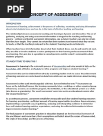 Thebasic Concept of Assessment