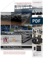 ESC Steel Philippines Brochure - Oct 2019 PDF