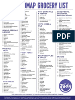 This Grocery List Was Developed by Kate Scarlata, MPH, RDN and Fody Food Co