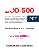 Eco-500 MCQ Vivek Singh