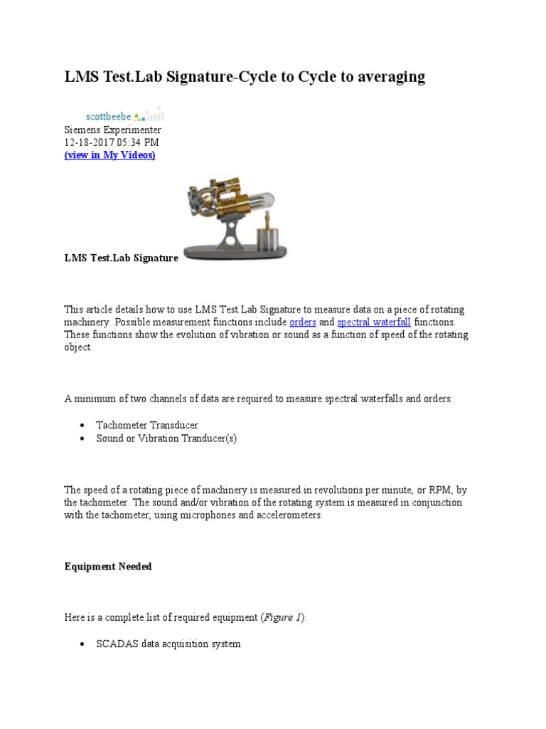 LMS Test.Lab Signature Overview | PDF | Bandwidth (Signal Processing ...