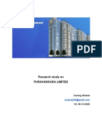 Research Study On Puravankara Limited: Umang Shekar