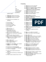 73 SAMPLE EXAM QUESTIONS (Level A2)