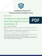 Utilization of a Nitric Oxide Generating Serum in the Treatment of Active Acne and Acne Scarred Patients