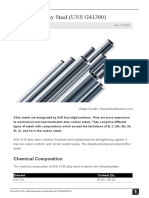 AISI 4130 Alloy Steel (UNS G41300) : Chemical Composition