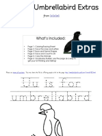 Uu Is For Umbrellabird Extras: What's Included