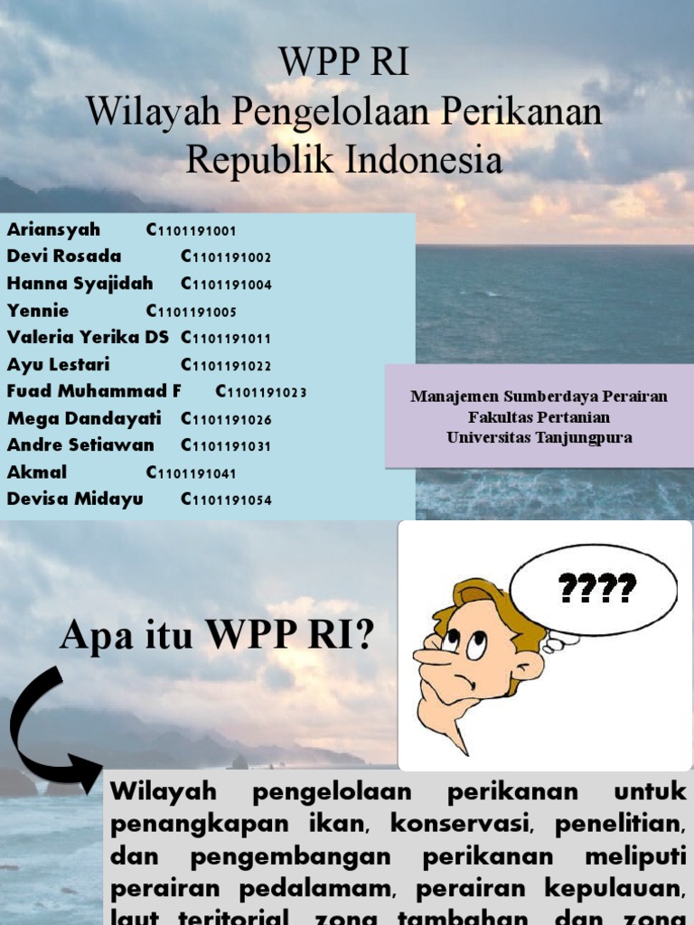 Peta dan Pengelolaan WPP RI | PDF