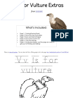 VV Is For Vulture Extras: What's Included