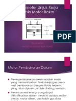 Parameter Unjuk Kerja Motor Bakar Pembakaran Dalam