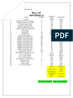 Bill of Materials: TOTAL COST: Php. 183,102.16