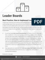 Best Practice: How To Implement Leader Boards