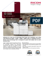 Ricoh IM C3000 IM C3500 IM C4500 IM C6000: Full Colour Multi Function Printer