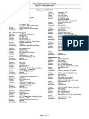 Silo - Tips Disclosed-Manufacturers PDF, PDF
