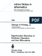 George H. Pimbley Jr. - Eigenfunction Branches of Nonlinear Operators, and Their Bifurcations-See Notes (1969) PDF