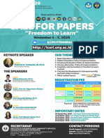 Call For Papers: "Freedom To Learn"