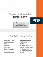 Pertemuan 1 Geotermodinamika