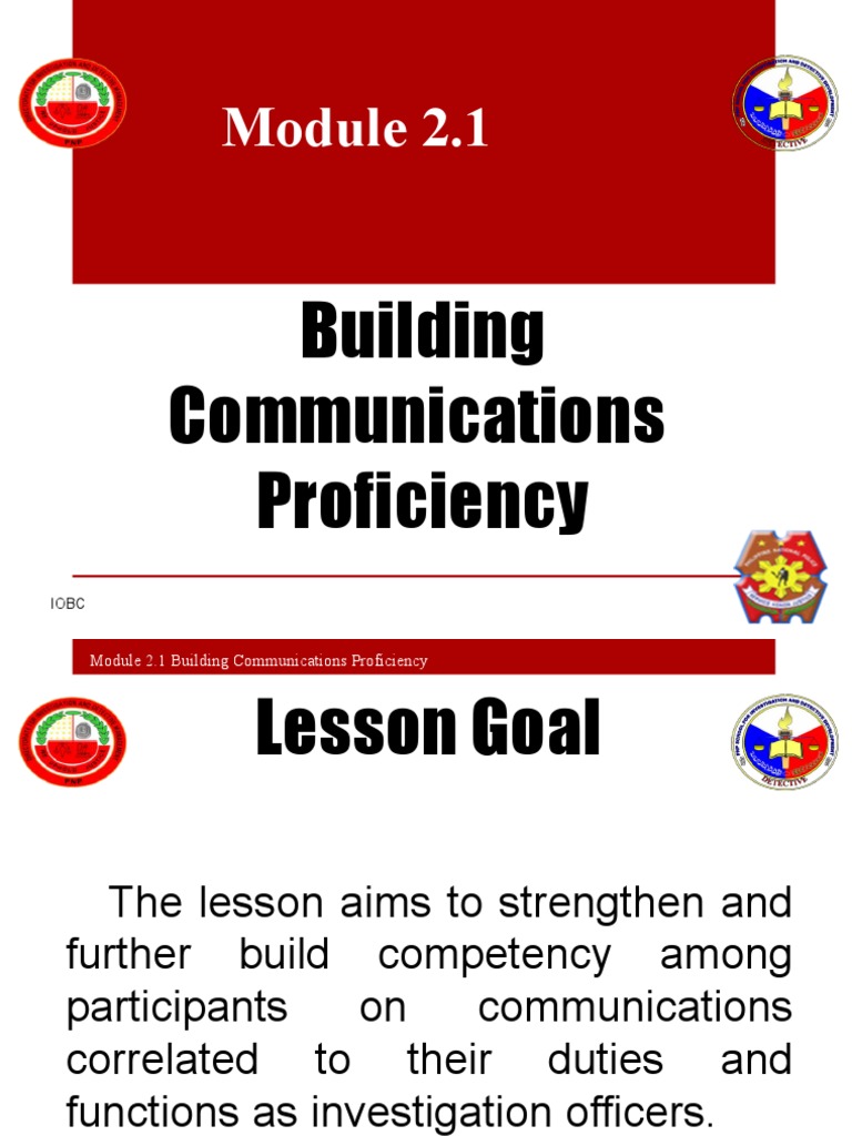 Building Communication Proficiency Module | PDF | Communication | Semiotics