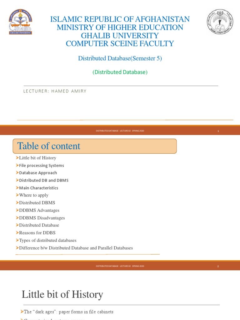 Distributed Database Overview and Concepts | PDF | Parallel Computing ...