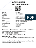 Lavacare Booking PDF