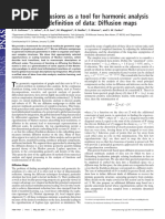 Geometric Diffusions As A Tool For Harmonic Analysis and Structure Definition of Data: Diffusion Maps