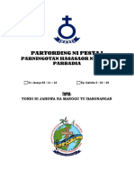Pentakosta I, 31 Mei 2020 (Batak) PDF