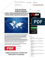 How The Internet and Social Media Are Changing Language - Teacher Finder PDF