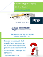 Sarcoplasmic Hypertrophy: Does High Volume Training Lead to Fiber Growth Beyond Myofibrils
