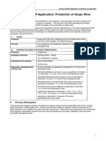 Grape Wine - Generic HACCP Plan