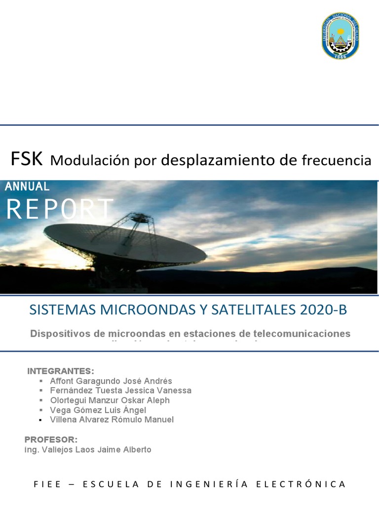 Modulación FSK en Telecomunicaciones | PDF | Módem | Modulación
