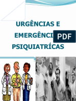 URGENCIAS E EMERGENCIAS PSIQUIATRICAS