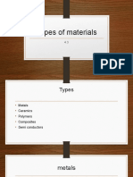 Types of Materials