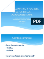 1 - Cambio Climatico y Posibles Efectos en Los Agroecosistemas