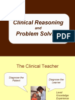 Clinical Reasoning Problem Solving