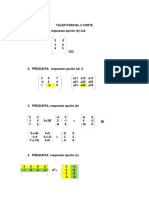 Taller Parcial 2 Corte Taller Suma, Resta y Multiplicacion de Matrices PDF