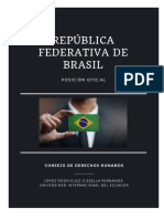  Posición Oficial República Federativa de Brasil 
