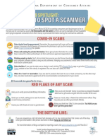 COVID-19 How To Spot A Scammer
