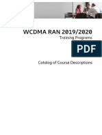 WCDMA RAN 2019 - 2020 - Rev A - Course Program